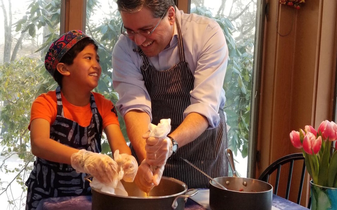 A Special Father-Son Duo and Their Unique Indian Charoset