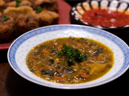 Tunisian Root Vegetable Stew for Passover: Vegetarian Msoki